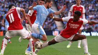 Arsenal F.C. vs Man City Lineups