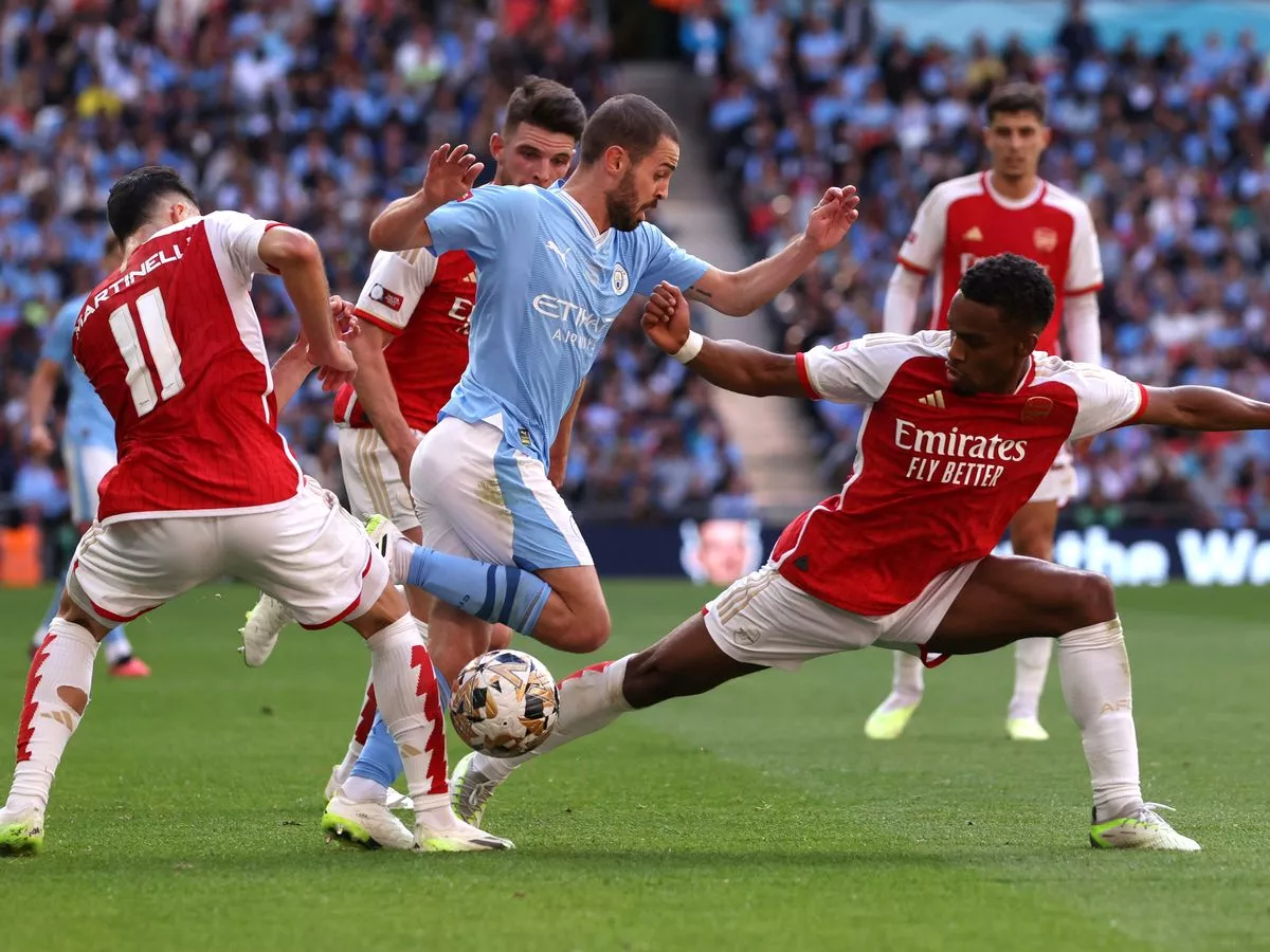 Arsenal F.C. vs Man City Lineups